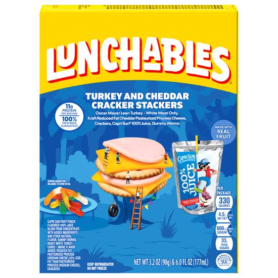 Lunchables Turkey and Cheddar Cracker Stackers