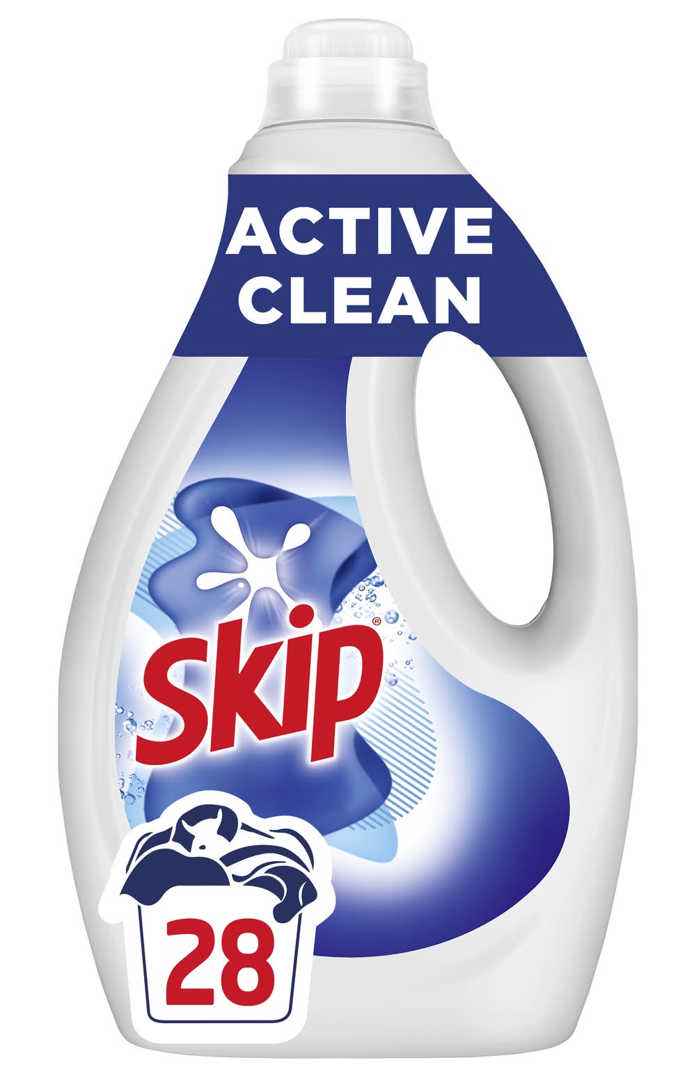 Skip - Lessive liquide nettoyage actif 28 lavages (1,18L)