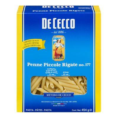Dececco · Penne piccole rigate pasta - Pâtes penne picole rigate