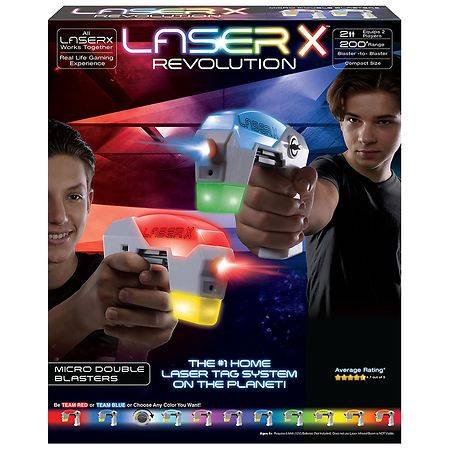 Laser X Revolution Two Player Micro Laser Tag Gaming Blaster Set