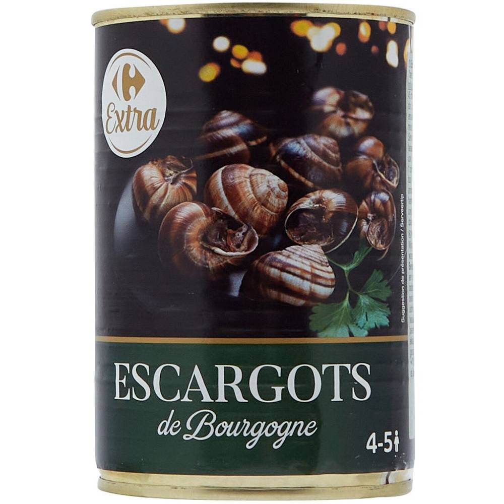 Escargots de Bourgogne CARREFOUR EXTRA - la boite de 400g