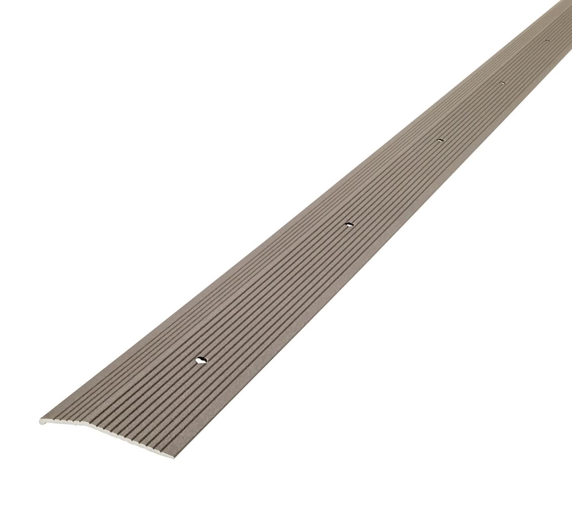 M-D Building Products Warm Gray Aluminum Carpet Trim With Screw Nails, 2x36 in