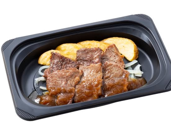 (おかず)やわらかカットステーキ約120g