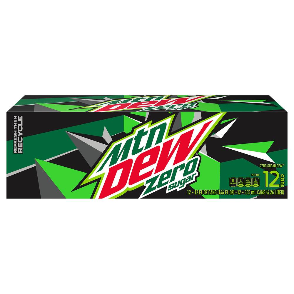 Mtn Dew Soda (12 ct, 12 fl oz) (citrus)