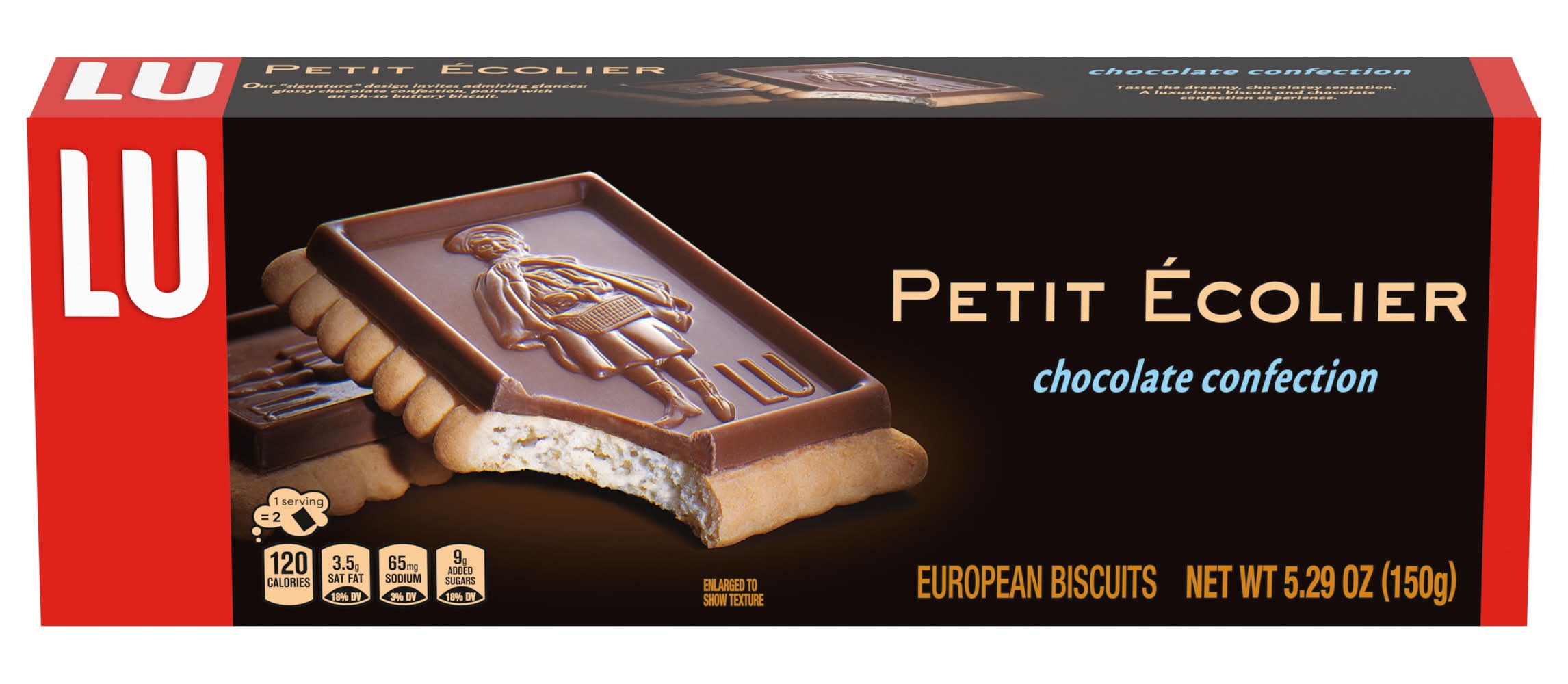 LU Petit Ecolier Milk Chocolate European Biscuits (5.29 oz)