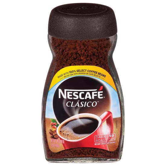 Nescafe Clasico Dark Roast Instant Coffee (3.5 oz)