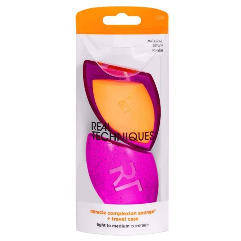 Real Techniques Miracle Complexion Sponge + Case, Purple