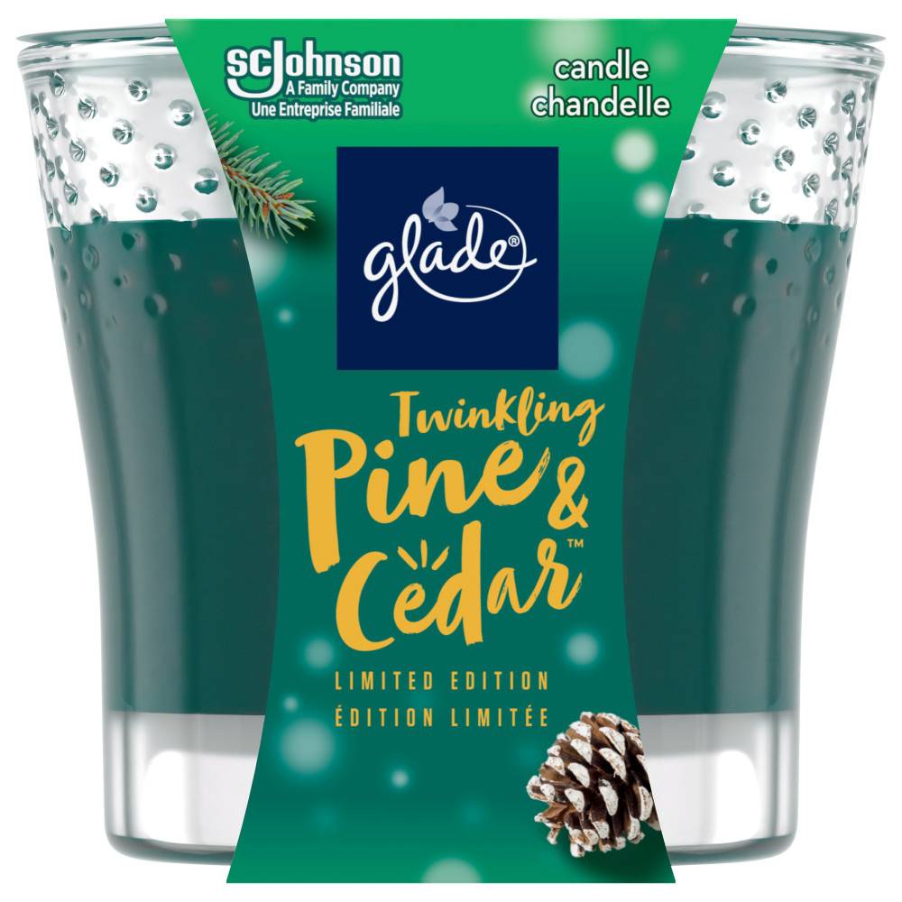 Glade Scented Candle Air Freshener, Pine Wonderland (100 g)