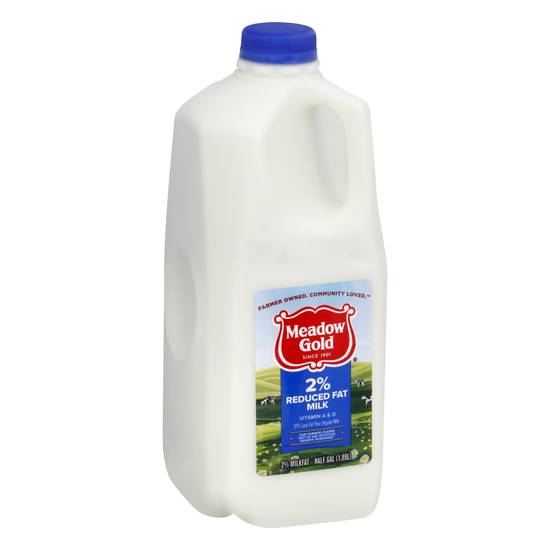 Meadow Gold 2% Reduced Fat Milk (1/2 gal)