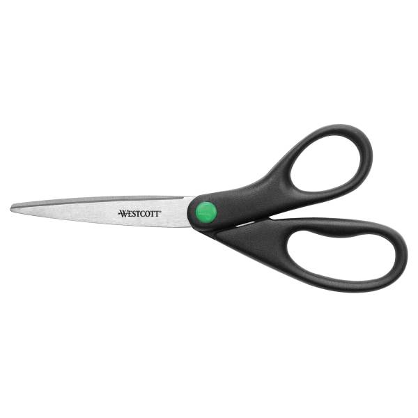 Westcott Kleenearth Scissors Pointed Black