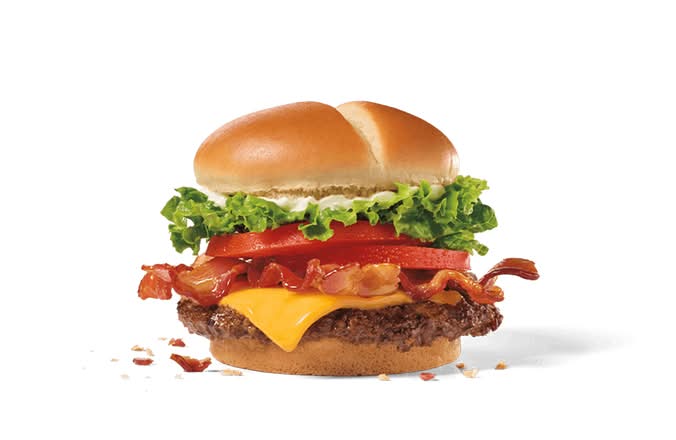 Maple Candied Bacon Cheeseburger