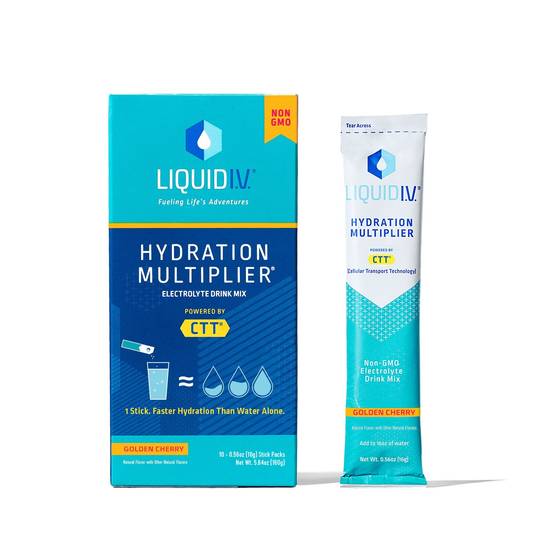 Liquid I.V. Hydration Multiplier, Golden Cherry, 10 CT