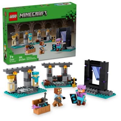 LEGO Minecraft the Armory Building Set (203 ct)
