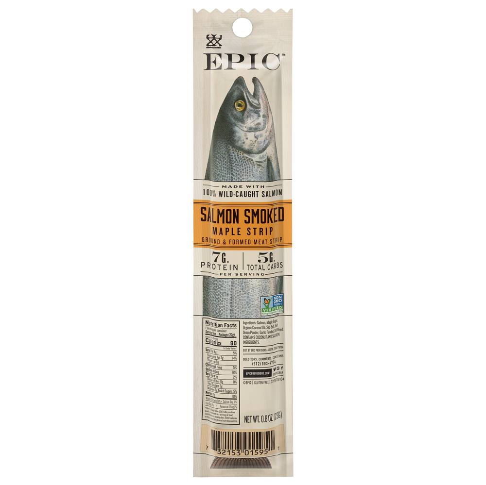 Epic Smoked Maple Salmon Strip (0.8 oz)