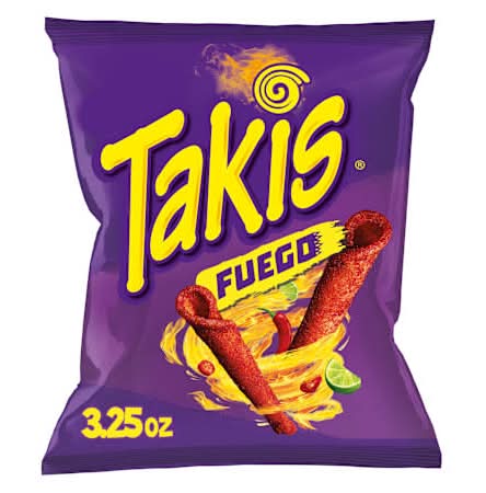 Takis® Fuego™ Hot Chili Pepper & Lime Rolled Tortilla Chips 3.25oz
