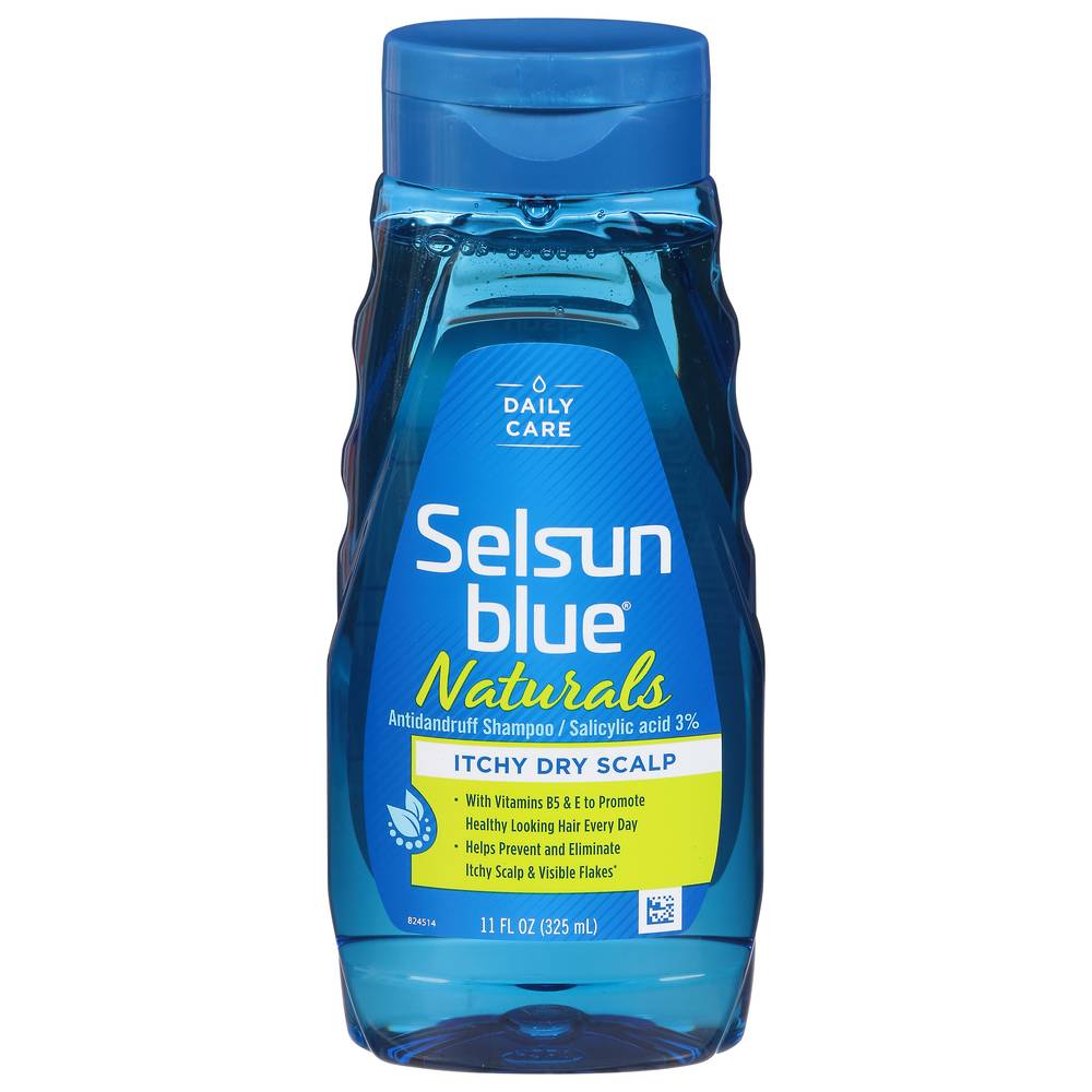 Selsun Blue Naturals Itchy Dry Scalp Anti Dandruff Shampoo