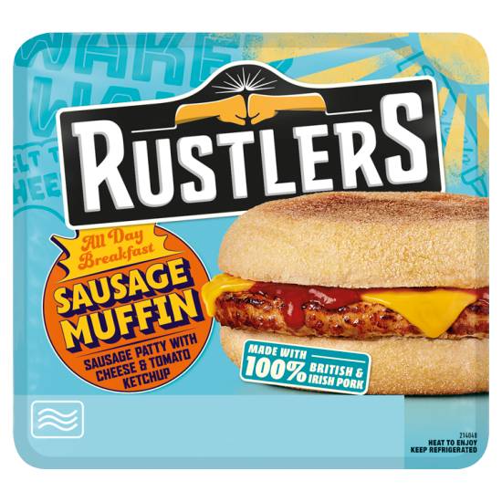 Rustlers All Day Breakfast Sausage Muffin (155g)