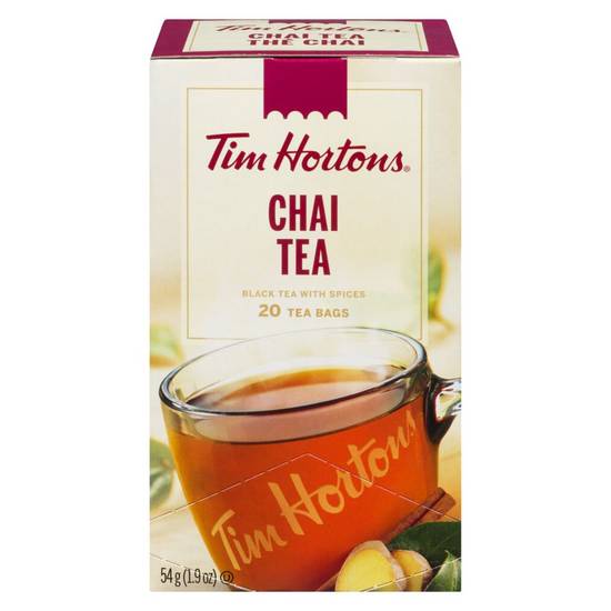 Tim Hortons Black Tea With Spices Chai Tea 20 Tea Bags (20 ea)