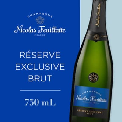 Nicolas Feuillatte Reserve Exclusive Brut Champagne (750 ml)