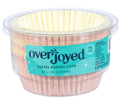 Overjoyed Pastel Baking Cups, 2 1/2 in (75 ct)