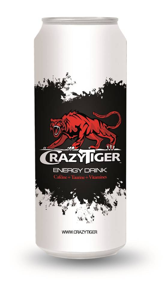 Crazy Tiger - Boisson énergisante (500 ml)