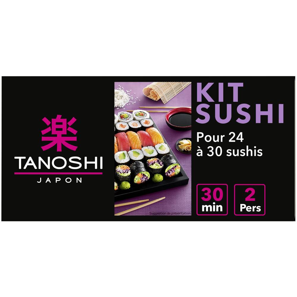 Tanoshi - Kit sushi facile et rapide pour 24 à 30 (289g)