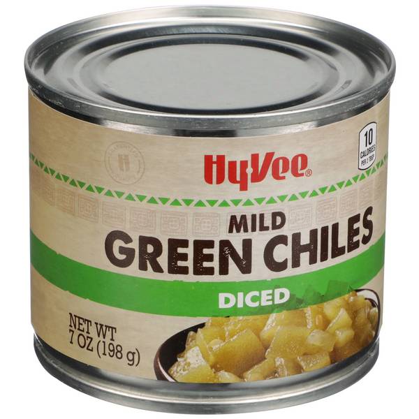 Hy-Vee Mild Green Chiles Diced