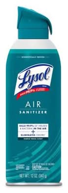 Lysol Air Sanitizer Spray, For Air Sanitization And Odor Elimination, Simple Fresh, 10 Fl. Oz