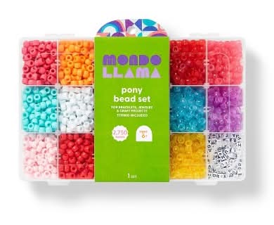 Mondo Llama Pony Bead Set, Assorted (2750 ct)