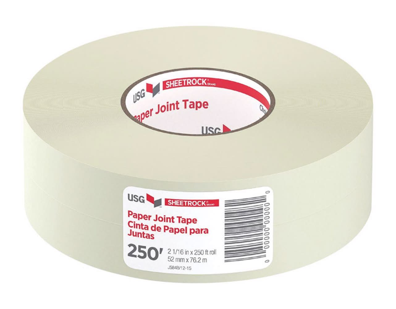 Usg Sheetrock 250 Ft. L X 2-1/16 In. W Paper White Joint Tape