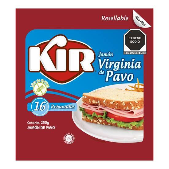 Kir jamón de pavo virginia