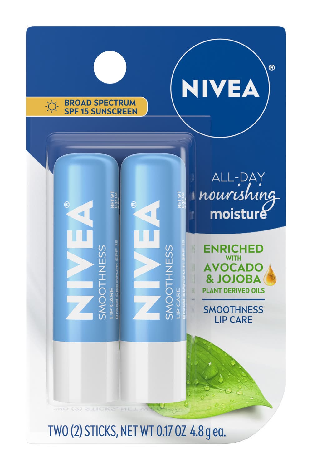 Nivea Smoothness Broad Spectrum Spf 15 Lip Care (0.34 oz)