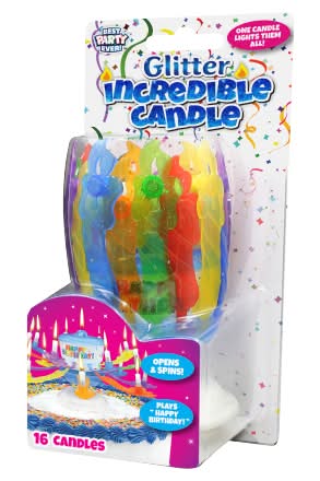 Incredible Pink Glitter Candles (22.05 lbs)