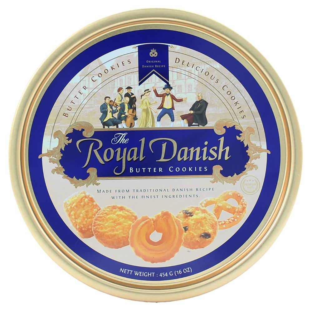 The Royal Danish Butter Cookies (16 oz)