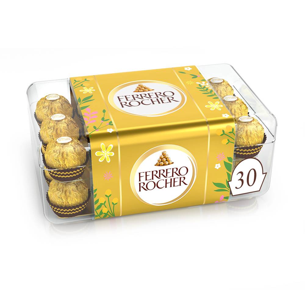 Ferrero Rocher - Fines gaufrettes de chocolat au lait noisettes (30)