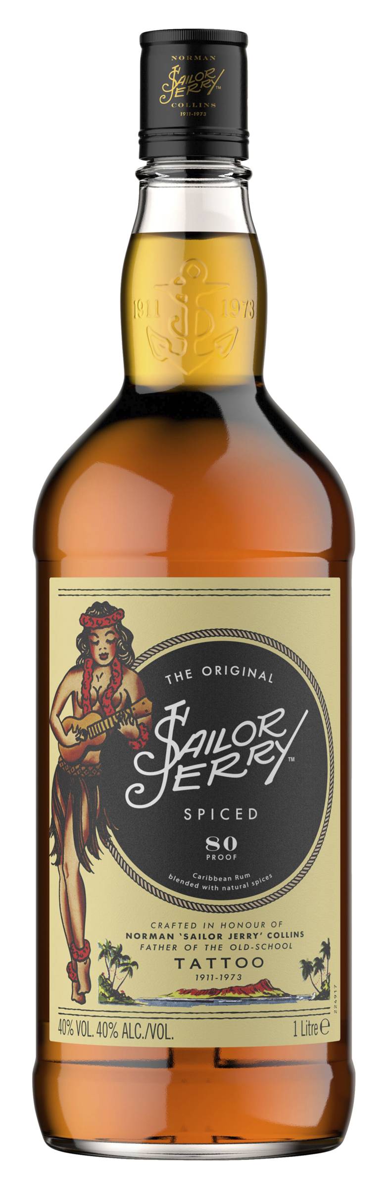Sailor Jerry Spiced Rum 1 Litre ea