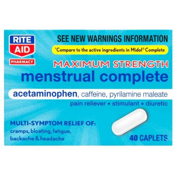 Rite Aid Menstrual Relief Aspirin Free (40 ct)