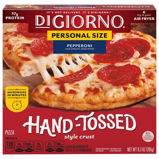 Digiorno Pepperoni Pizza Personal Size Hand Tossed Style