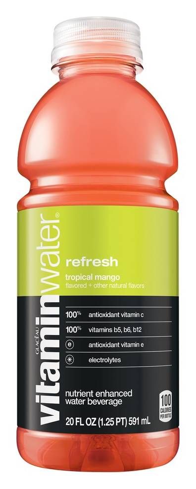 Vitaminwater · Refresh Tropical Mango Enhanced Water (20 fl oz)