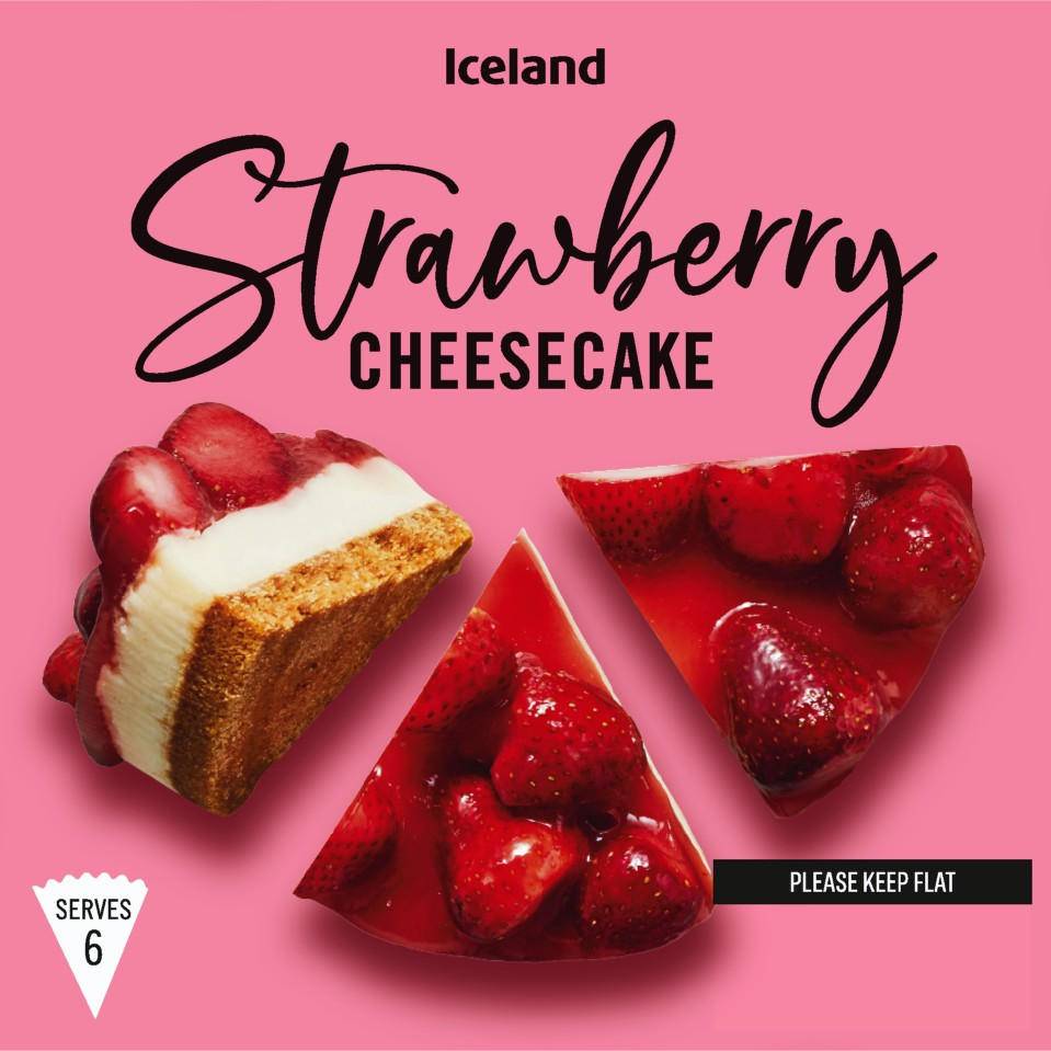 Iceland Strawberry Cheesecake (540g)