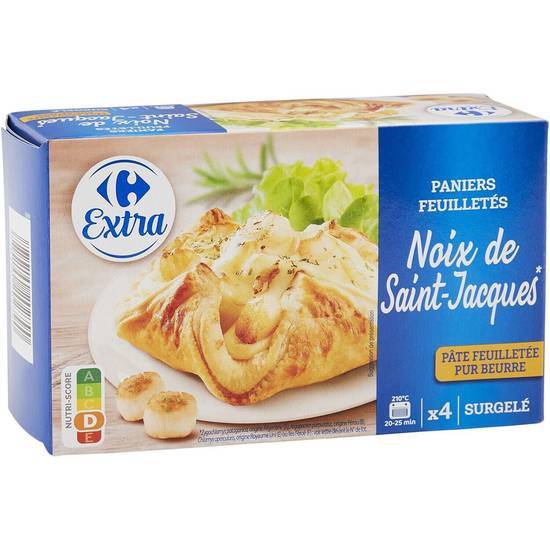 Carrefour Extra - Panier feuilleté noix de saint jacques