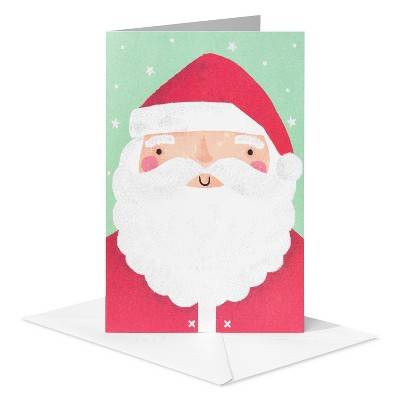 10ct Santa Christmas Cards