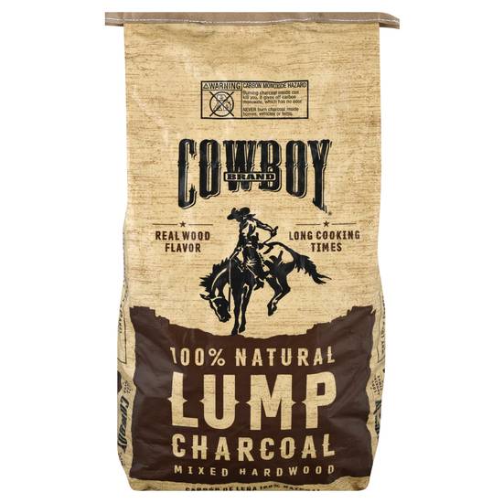 Cowboy 100% Natural Mixed Hardwood Lump Charcoal