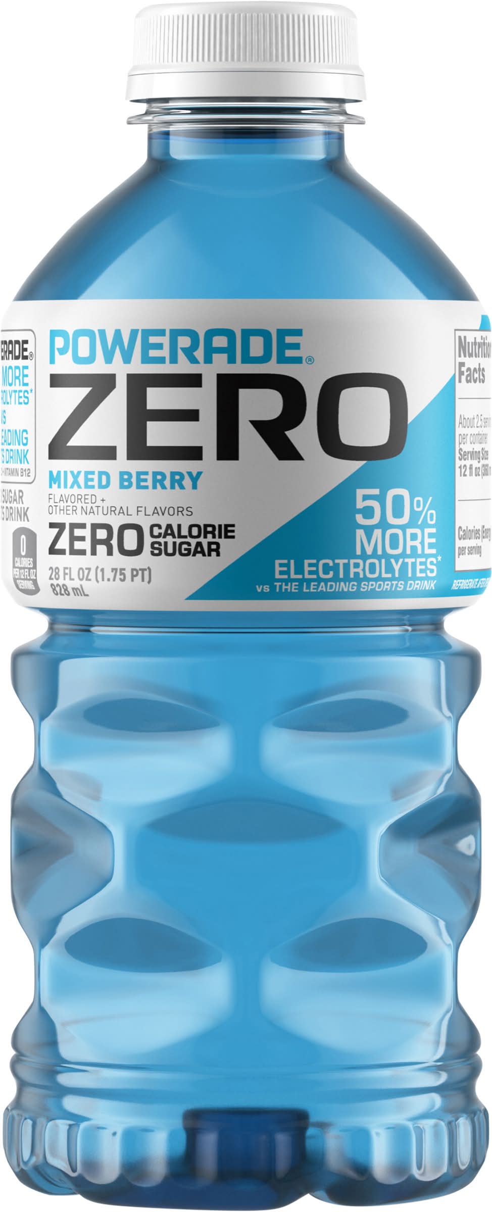 Powerade Zero Sugar Electrolyte Sports Drink, Mixed Berry (28 fl oz)