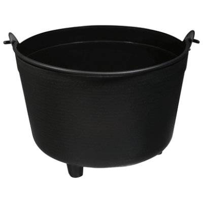 Signature Select Black Jumbo Plastic Cauldron - Each