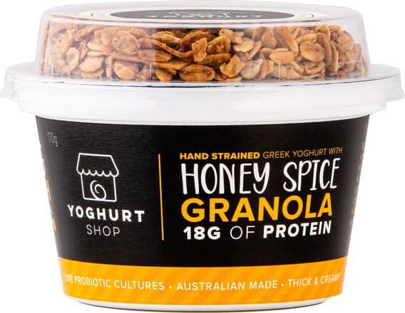 The Yoghurt Shop Honey Spice Granola Greek Yoghurt 170g