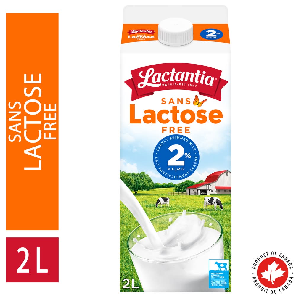 Lactantia 2% M.f Partially Skimmed Lactose Free Milk (2 L)