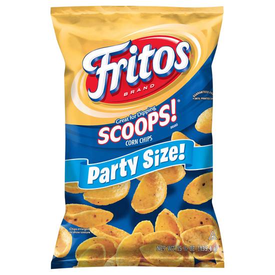 Fritos Scoops Party Size Corn Chips