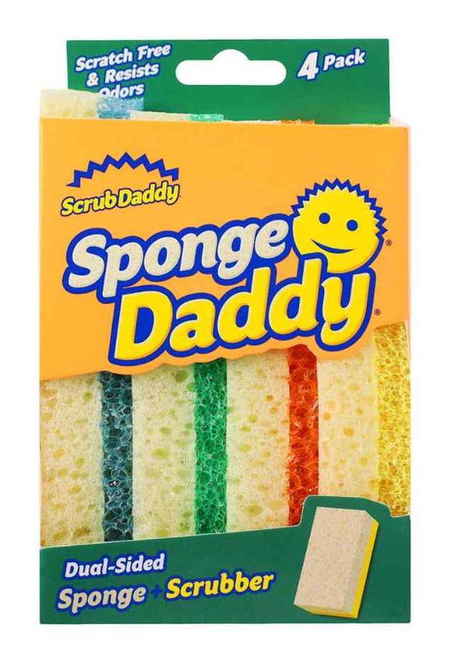 Scrub Daddy · Fibra sponge doble cara (4 un)