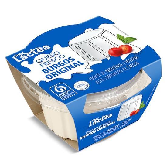 Queso Fresco Natural Día Láctea Tarrina (250 g)